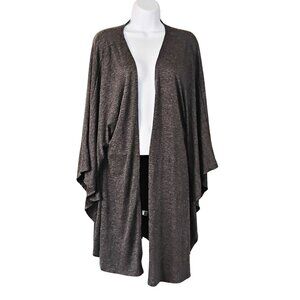 Cuddl Duds Womens Open Front Shawl Cardigan Wrap Size 3X Career Casual Comfort